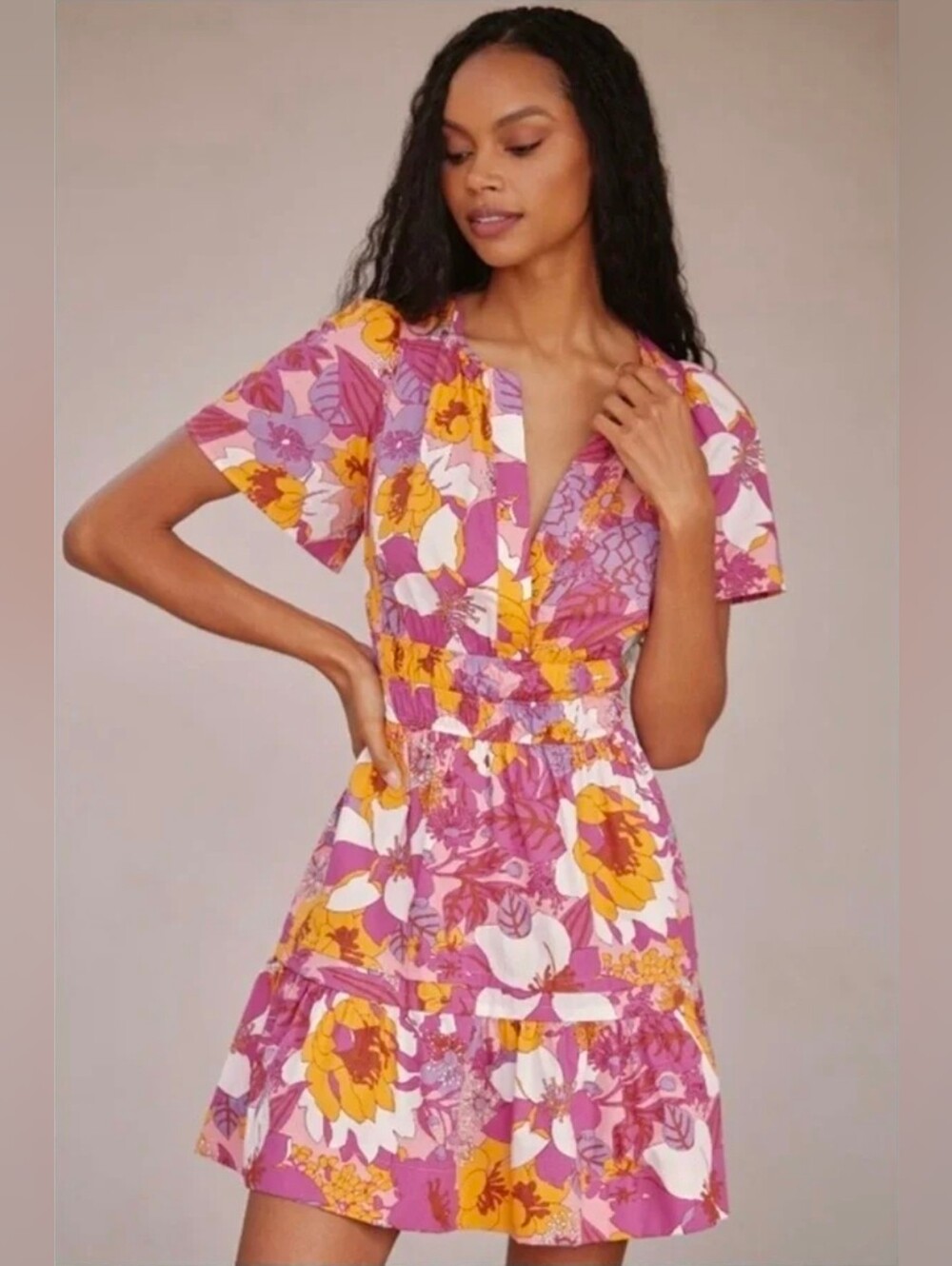 Anthropologie Somerset Mini Dress Size XL